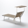 Transat de plage bain de soleil en aluminium Santorini Limited Edition Catalogue