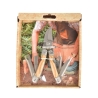 Outil de jardin multifonction sécateur en acier et bois Réductions