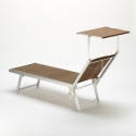 4 transats de plage bains de soleil en aluminium Santorini Limited Edition Catalogue