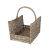 Panier à bûches en osier avec poignée 45,8x36x51,5 cm Offre