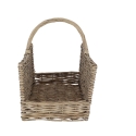 Panier à bûches en osier avec poignée 45,8x36x51,5 cm Catalogue