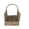 Panier à bûches en osier avec poignée 45,8x36x51,5 cm Catalogue