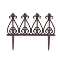 Recinzione bordura per aiuole in ghisa decorativa 38cm Promozione