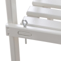 Étagère escalier porte-plantes 2 étagères en bois blanc Remises