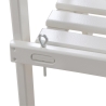 Étagère escalier porte-plantes 2 étagères en bois blanc Remises