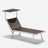 20 transats de plage bains de soleil en aluminium Santorini Limited Edition Modèle