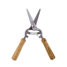 Ciseaux de jardinage pour fleurs en acier et bois de frêne Promotion