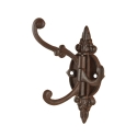Appendino da parete decorativo con 3 ganci girevoli in ghisa Vendita