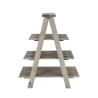 Étagère triangulaire en bois pour pots de fleurs avec 4 étagères Remises