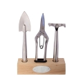 Ensemble d'outils de jardin en métal avec support Promotion