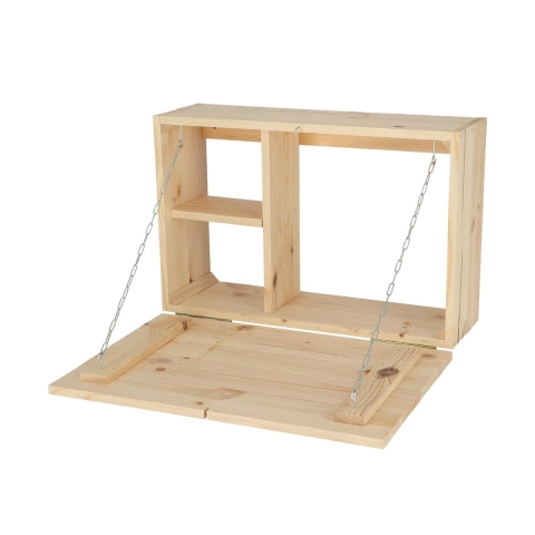 Wandregal mit klappbarer Holzplatte Aktion