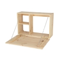 Wandregal mit klappbarer Holzplatte Aktion