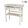 Werkbank aus Holz mit verzinkter Metallplatte und 3 Schubladen Angebot