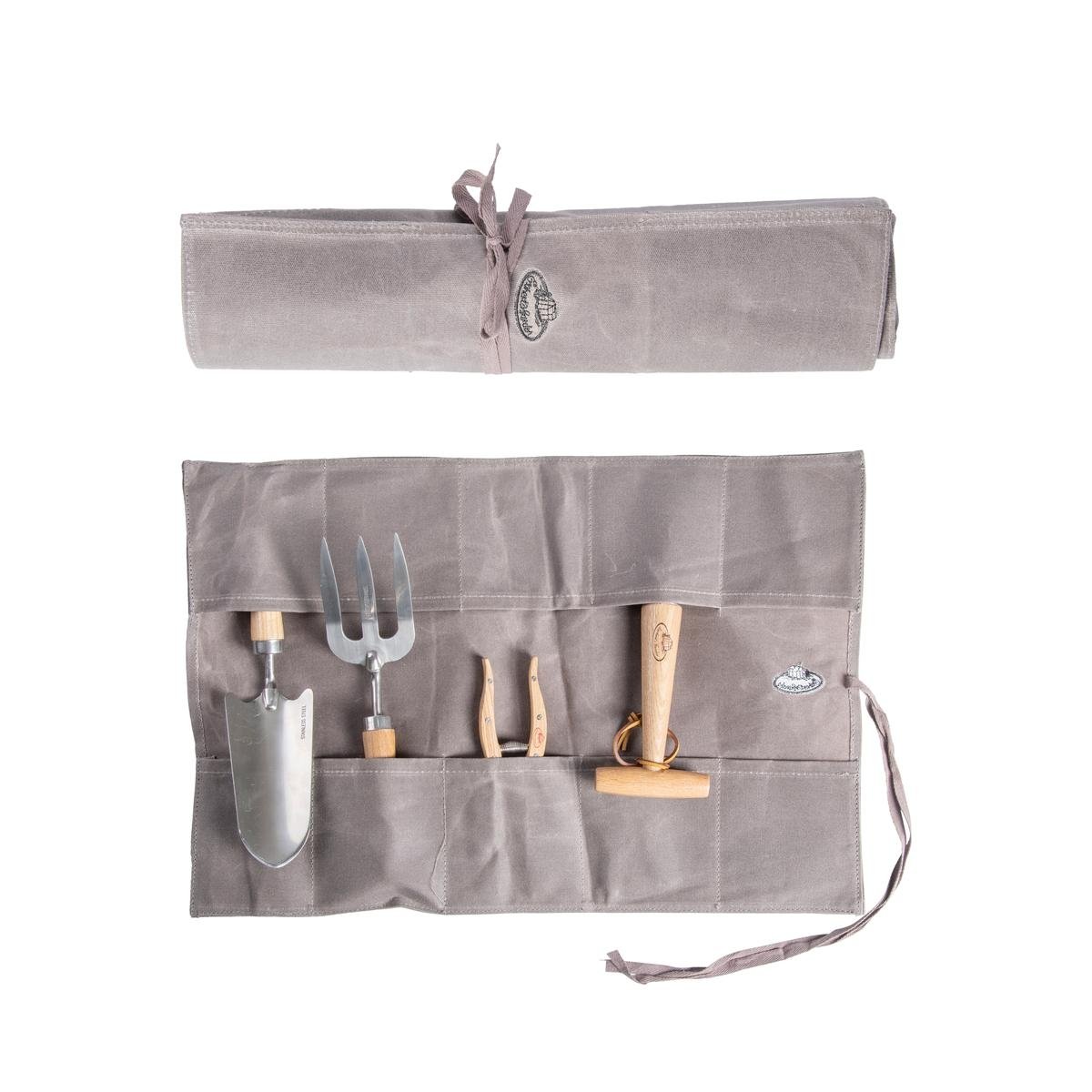 Gartenwerkzeugtasche zum Rollen aus Wachstuch Aktion