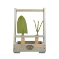 Chariot à outils de jardin avec pelle et sarcleur Promotion