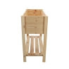 Hochbeet aus natürlichem Holz 80,5x37,3x78,2 cm Katalog