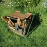 Tabouret pliant avec sac porte-outils de jardinage Vente