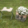 Tabouret pliant avec sac porte-outils de jardinage Offre