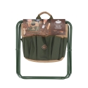 Tabouret pliant avec sac porte-outils de jardinage Caractéristiques
