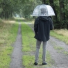Dekorativer kuppelförmiger Transparenter Regenschirm mit Papagei-Motiv Rabatte