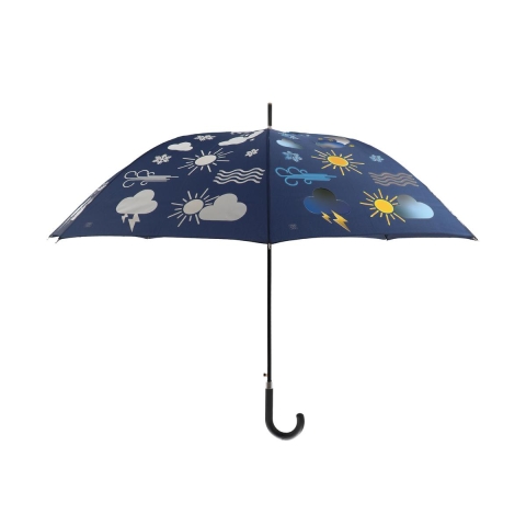 Parapluie changeant de couleur sous la pluie Tempo Promotion