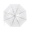 Parapluie transparent à motif d'abeilles et fleurs Offre