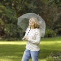 Parapluie transparent à motif d'abeilles et fleurs Vente