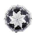Transparenter Regenschirm mit Wald- und Hirschmotiv Angebot