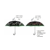 Regenschirm mit Tulpenmuster, das bei Regen die Farbe wechselt Lagerbestand