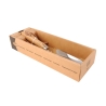 Transplantoir de jardinage en acier inoxydable avec manche en bois Remises