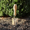 Transplantoir de jardinage en acier inoxydable avec manche en bois Vente