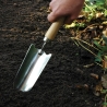 Transplantoir de jardinage en acier inoxydable avec manche en bois Réductions