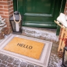 Paillasson d'entrée en fibre de coco avec inscription Hello Offre
