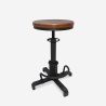 Barhocker im Vintage-Industriestil mit Schraubenverstellung Helix Aktion