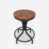 Tabouret de bar cuisine au style industriel réglable à vis Skape Offre