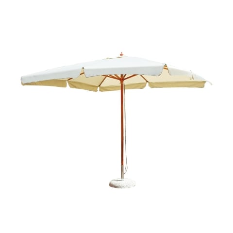 Parasol de jardin à mât central en bois 3x2m Tanami Promotion