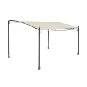 Pergola murale en fer 3x4 m pour extérieur Kansas Promotion