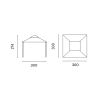 Tonnelle de jardin en fer 3x3m avec moustiquaires Oregon Réductions