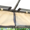 Tonnelle de jardin en fer 3x3m avec moustiquaires Oregon Offre