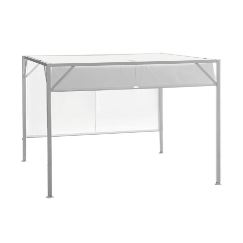Pergola de jardin 3x3 avec toit coulissant Skroda Promotion