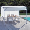 Pergola de jardin 3x3 avec toit coulissant Skroda Vente
