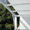 Pergola de jardin 3x3 avec toit coulissant Skroda Remises