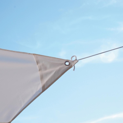 Voile d'ombrage triangulaire d'extérieur 3,6 x 3,6 x 3,6 m Solar Promotion