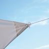 Voile d'ombrage triangulaire d'extérieur 3,6 x 3,6 x 3,6 m Solar Promotion