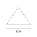 Voile d'ombrage triangulaire pour extérieur 5x5x5m Solar Vente