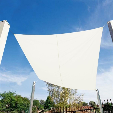 Tenda a vela quadrata per esterni giardino 3x3m Solar Promozione