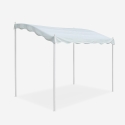 Gazebo 3x2 metri giardino acciaio ingresso bar hotel Pergola Saldi