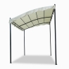 Tonnelle adossée 3x2 pour jardin en acier entrée bar et hôtel Pergola Achat