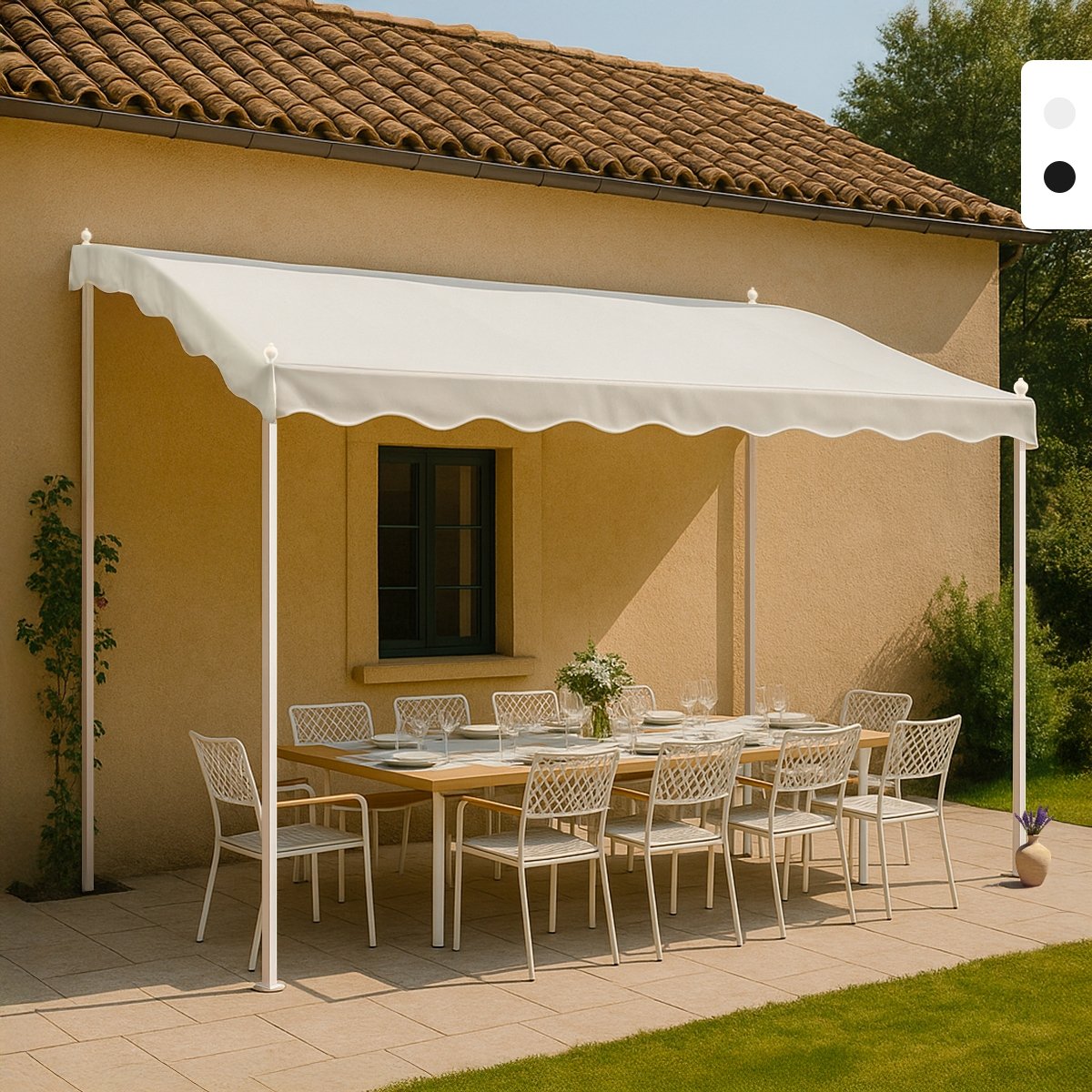 Gazebo 3x2 metri giardino acciaio ingresso bar hotel Pergola Promozione Gazebo 3x2 metri giardino acciaio ingresso bar hotel Pergola Promozione