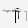Gazebo 3,3x3,3 metri giardino bar veranda mercato pagoda Antigua Saldi